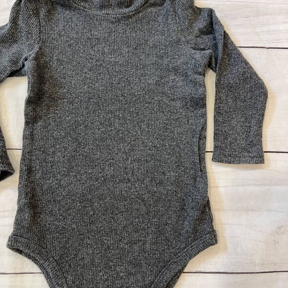 Lil Legs Bundle Of 2 Ribbed Mockneck Onesies - Picture 7 of 12